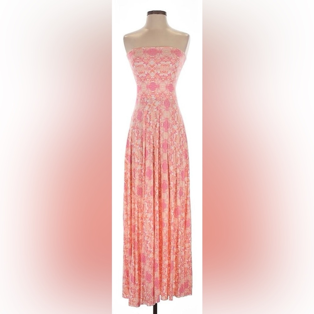 Victoria’s Secret Pink Floral Convertible Maxi Dress or Skirt Size XL - Picture 2 of 10